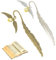 TJUSPIRIT 2 Stück Lesezeichen Goldener Schnatz Lesezeichen Bookmark Geschenk für Damen Herren Teenager Kinder Lehrer Lehrerinnen (Silber+Gold)