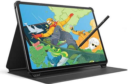 UGEE Pad 8GB+256GB Fun Drawing Pad,14.25''Standalone Drawing Tablet with No Computer Needed,2.4K Ultra HD Large Screen with Full-Laminated Screen,Android 14 ipad Drawing Stand for 10000mAh+27W Battery
