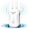QLOCOM WiFi Internet-Repeater 1200Mbit/s WLAN Verstärker Dualband 2.4G&5G chsdjdgvyhwr