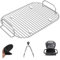 Lot de 2 Grilles de Gril pour Ninja Woodfire XL, Ensemble de Grilles en Acier Inoxydable Accessoires Compatible avec Ninja Woodfire OG850 / OG901