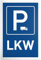 DankeDir! Parkplatz LKW - 30 x 20 cm Schild Kunststoff - Lustiges Hinweisschild für LKW-Fahrer - Geschenkidee für Berufskraftfahrer - Wetterfeste Deko für Parkplatz und Garage