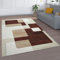 MOONLIGHT20015 Rugs Living Room Large 160x230 cm – Geometric Style Beige & Brown Area Rugs for Bedroom – Non Slip Modern Printed Carpet For Lounge Dining Room, Viva