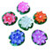 6 Stück LED schwimmende Lotusblumen, wasserdichte Pool-Lichter, Gartendekor-Lampe, realistische künstliche Seerose mit beleuchteten Blütenblättern für Teiche, Aquarien, Nachtambiente (groß)