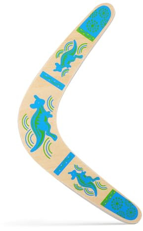 Garneck 1 Stück V-Form Bumerang Aus Holz Für - Zurückkehrendes Für Den Außenbereich Ideal Für Junge Abenteurer Und Outdoor Spaß