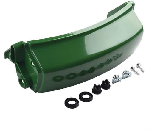 Ensemble de capot supérieur et pare-chocs avant pour tracteur de pelouse LT133 LT155 LT166 LT150 LT160 LT170 LT180 LT190 Pièce de rechange AM128998 en plastique vert avec vis incluses