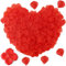 2000 Pièces Pétale de Rose Rouge Artificiels, Petale de Rose Rouges for Decoration Mariage, Saint Valentin, Anniversaire, Ambiance Romantique