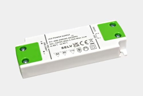 LED Netzteil Pro Slim (MECP-E) 12V DC, 1,67A, 20W Trafo mit MM Möbeleinbau, CE, Kurzschlussfe