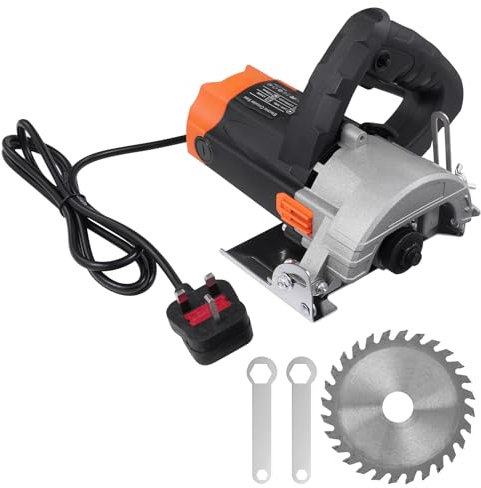 Sararoom 220V Circular Saw, 1500W 13000RPM Electric Circular Saw with 105mm Blade, Cutting Angle 0-45° Adjustable, 50mm Cutting Depth for Wood Marble Metal