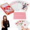 Retoo Set di carte da poker standard rosso 54 fogli, carte da gioco per Texas Holdem Poker, Blackjack, gioco di carte di alta qualità, carte da gioco in plastica, set da poker professionale