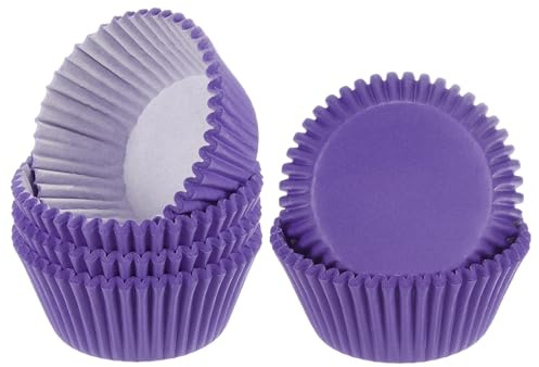 M METERXITY 100-Pack Standard Cupcake Liner for Baking Purple
