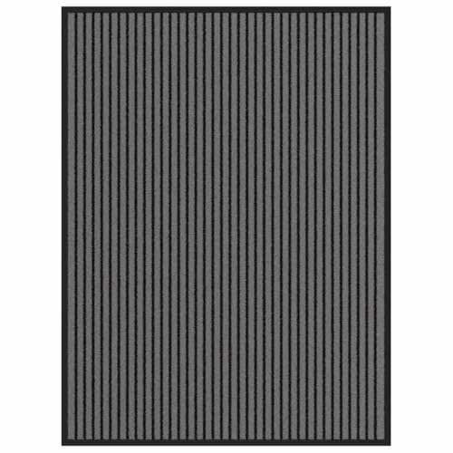 vidaXL Fußmatte Schwarz 80 x 120 cm Polypropylen | Hält überall super stabil, Perfekt, um Feuchtigkeit und Schmutz aufzusaugen,
