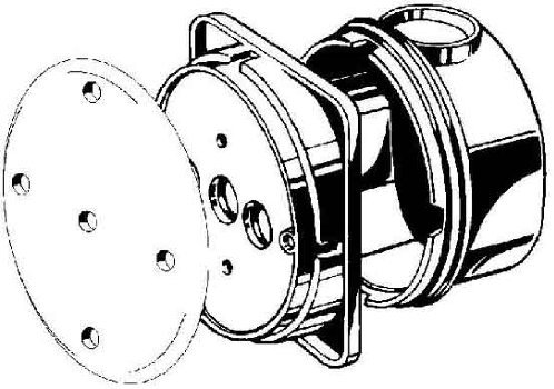 Kaiser – Box Verbindung mit Deckel 2 Schraube Durchmesser 70 mm