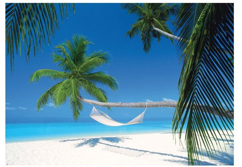 Pyramid Riesenposter Maledives Island 140 x100 cm