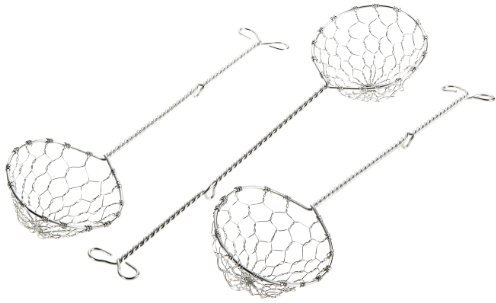 Metaltex 256015010 Fonduesiebe 3 Stück Edelstahl