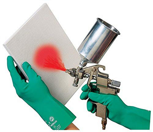 Handschuhe Camatril 730 Gr.9 L.310mm Nitril KCL velourisiert, 10 Paar