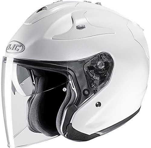 HJC Helmets HJC 141129XXL Motorradhelm, Perlweiß, XXL