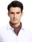 Prettystern Herren Seidentuch Satin Bandana Nickituch kleines Halstuch 53 cm 100% Seide Satin Tuch Rot Paisley 1.