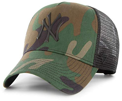 '47 Brand Adjustbale Trucker Cap - New York Yankees Wood camo