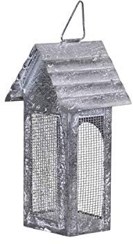 Chic Antique Lichthaus Fil de Fer Windlicht Teelichthalter Kerzenhaus Laterne H16,5 cm Shabby Chic