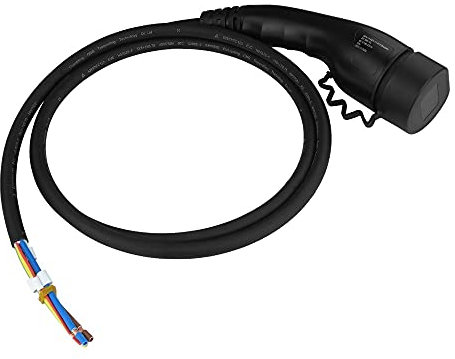Ladestecker Ladekabel Elektroauto TYP 2 mit Kabel 2m offen Ende 230V 16A 3,6kW 5842