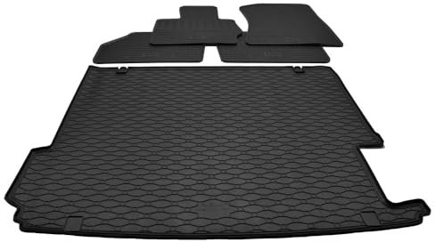 Mattenprofis Gummimatten + Gummi Kofferraumwanne Set passend für BMW X3 F25 ab Bj.2010 - 2017 GKK, schwarz
