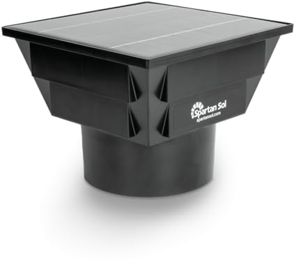 Solar Ventilation Fan - Portable Restroom - Shed - Dog House - Green House The Johnny Ha