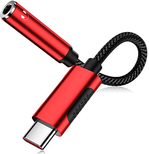ACAGET Adaptador USB C a Jack 3,5mm, Adaptador Audio USB Tipo C,Adaptador Auriculares para Samsung Galaxy S22/S21Ultra/S21 FE Note 20 One Plus 12 para Huawei P40/30 Pro OPPO Find X5 Pro Pixel 9 6 Pro