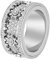 AMZCOM Anti-angst Ring für Erwachsene, Spinner Ring Herren Damen Edelstahl Zappelband Ringe Stressabbau Anxiety Drehbar Meditationsring Schmuck Geschenk