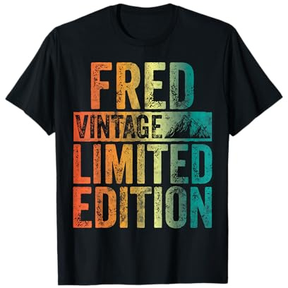 Chemise personnalisée Fred Vintage édition limitée T-Shirt