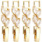 SUNNYCLUE 10Pcs Gold Rhinestone Bracelet Extender Clasps, Glamorous, Polished, Jewelry Extender