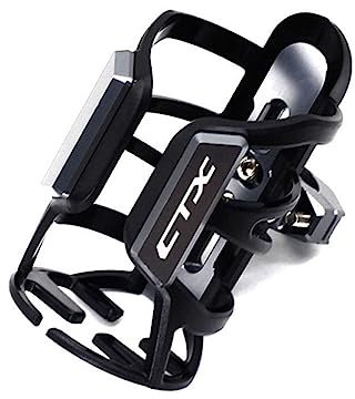 YACHAO Porte Gobelet pour Honda CTX700 CTX700N CTX1300 CTX 700/700N/1300 Support de Tasse de Boisson de Moto Supports de café Tasse d'eau Support de Bouteille d'eau (Couleur : Titane)
