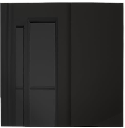 bijon Glasplatte Schwarz Tisch ESG Sicherheitsglas Quadratisch - Für Esstisch, Couchtisch, Gartentisch, Schreibtisch, Bodenplatte, Funkenschutz, Kaminschutz - Glasplatte 70x70 cm