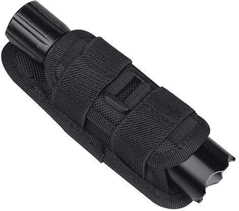 Taschenlampenhalter, Taschenlampen Tasche, MOLLE Nylonholster Gürteltasche,Taschenlampe Holster, Taktische Taschenlampe Tasche Halter, 360 Grad drehbare Taschenlampe Tasche, Nylonholster