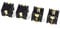 liovitor R 4 Stueck Schwarzer Kunststoff Knopf Knopfzellen Sockel Halter Fuer 2 x AG13/ LR44