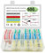 ABINLIN 500 Stk Lötverbinder Schrumpfverbinder Kabelverbinder Wasserdicht Set - Stoßverbinder 0.25-6.0mm2, Transparent Quetschverbinder Set für KFZ, Marine, Boot