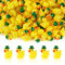 80stk Mini Ente Harz, St. Patrick's Day Kunstharz Enten Irischer Grüner Hut Winzige Miniatur-Enten zum Basteln Puppenhaus Mini-Garten Landschaft Zuhause St. Patrick's Day Geschenkdekoration