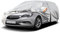 Kayme Autoplane Wasserdicht Atmungsaktiv für Opel Astra (2004-2025), 6 Schichten Vollgarage Autoabdeckung für Regen Sonne Staub Schutz Verkratzt, Autoabdeckung mit Reflektierenden Streifen.