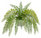 Arborus Felce artificiale Felce artificiale in vaso Pianta artificiale pendente Piante verdi artificiali come vere Piante artificiali felce capelvenere per casa deco ufficio deco legno deco