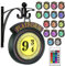 Mineup 9 3/4 Nachtlicht, 9 3/4 Schild Wandlampe, 16 Farbwechsel Filmfiguren-Nachtlicht zur Wandmontage, Vintage Hängendes Kinder-Nachtlicht, dekorative Lichter, Geschenk für Filmliebhaber