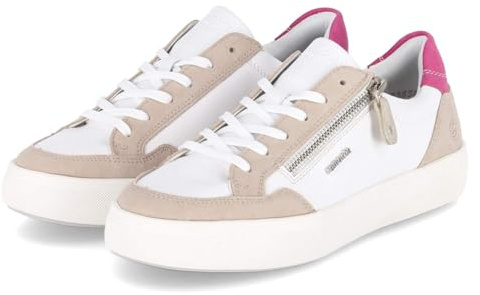 Remonte Damen Schnürhalbschuh in Weiss-Kombi