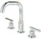 Miscelatore per Lavabo a 3 Fori Rotazione 360° Tubo ''7'' Rubinetto Lavandino Bagno 3 pezzi Ottone,cromo