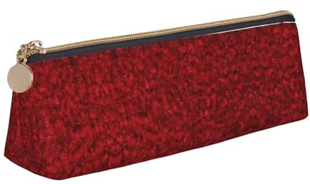 UVBDF Rose represents Love Federmäppchen, tragbar, Schreibwaren, großes Fassungsvermögen, Federmäppchen, Kosmetik-Organizer-Tasche, weiß, Einheitsgröße, Kosmetiktasche