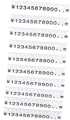 Lurrose 10stücke Preisschilder Für Schmuck Aus Rohmaterial Einfache Bedienung Hochwertige Verarbeitung Für Armbanduhren Und Andere Produkte