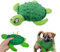 JWTEEE Hundespielzeug Quietschend - Interaktives Plüsch Meeresschildkröte Kauspielzeug für Kleine und Mittlere Hunde, Perfekt für Welpen zum Zahnen und Indoor & Outdoor Play