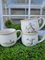 Arinosa Tasse Becher Hase mit Kind Ostern Keramik 3er Set 180ml