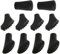 10 Piezas Puntas de Goma para Bastones de Senderismo, Puntas de Goma de Repuesto para Bastones de Senderismo,Puntas de Bastones Senderismo, Almohadillas para Bastones de Marcha Nórdica