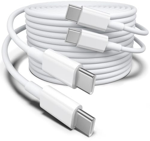 Vancle 2 Pack Cable USB C a USB C, Cables USBC de Carga de Repuesto Duradero de 1M, para Xiaomi Redmi 14C 13C,Note 14/13/12/11/13 Pro, Cable de Carga Rápida para Xiaomi Mi 14T/13/12/11 Lite