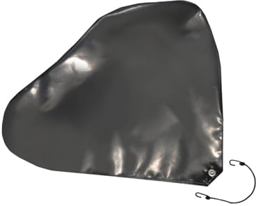 ANKO PLANEN Deichselabdeckung für Wohnwagen und Anhänger - Premium Deichselhaube aus LKW PVC Plane, 680g/m² (Anthrazit RAL7016, 88cm x 70cm (für ungebremste Deichseln))