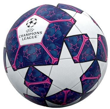 Soul up Pallone Champions League 2025, Palla da Calcio - Misura 5 - Professionale per Gioco e Allenamento - Mod.22