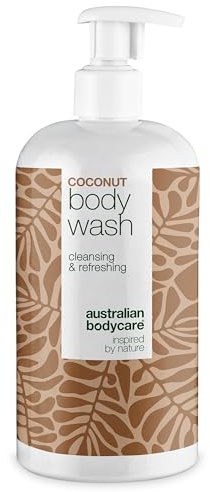 Gel de Ducha Refrescante Coco con 4-Terpineol, ingrediente activo del aceite - Limpia a fondo y reduce acné, granos y bacterias